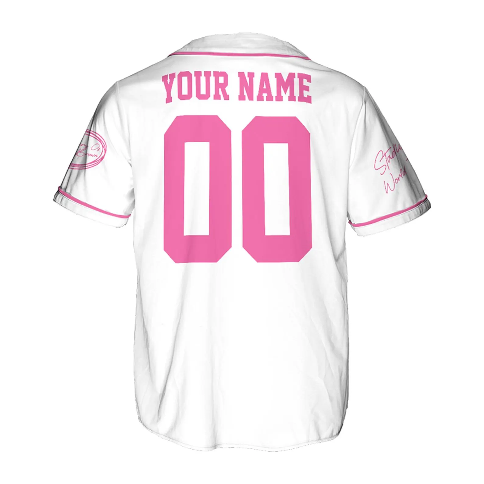 Custom Chris Brown Tour Baseball Jersey, Breezy Bowl XX Tour 2025 Baseball Jersey - Image 4
