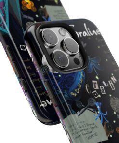 Alternative view of Coraline Horror Movie Phone Case, Retro Halloween Cartoon Phone Cover, phone 17, 16 15,14,13,12, Halloween Gift