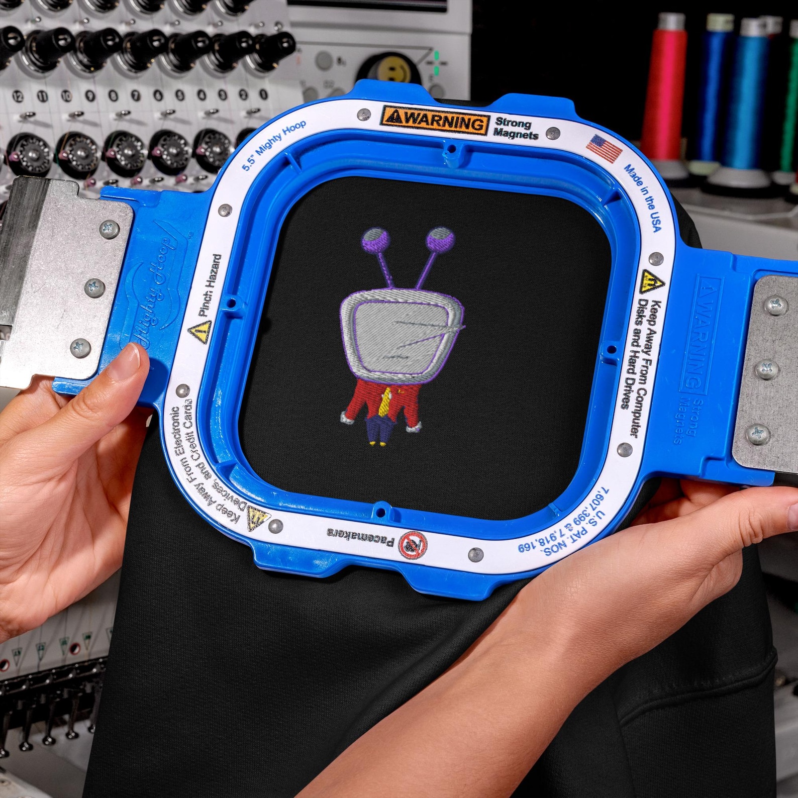 Vintage Deltarune Embroidery Sweatshirt, Embroidered Tenna Deltarune Hoodie, Indie Anime Video Game - Image 2