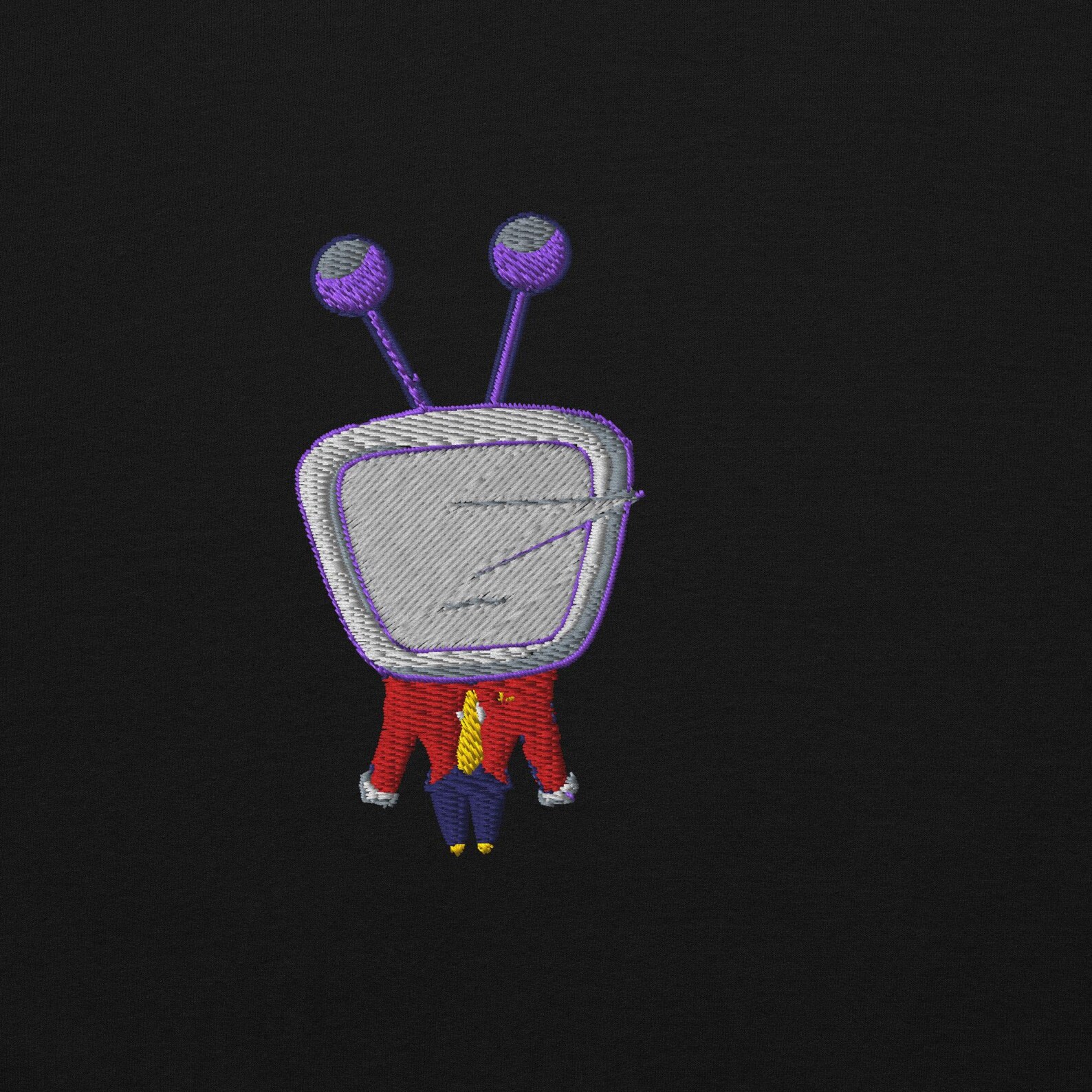 Vintage Deltarune Embroidery Sweatshirt, Embroidered Tenna Deltarune Hoodie, Indie Anime Video Game - Image 4