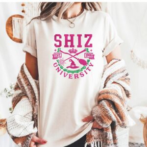 Embroidered Shiz Est 1995 Embroidered Sweatshirt, Wickeds Movie Shirt, Wizard Shiz University Tee, Defying Gravitiy, Changed For Good Shirt