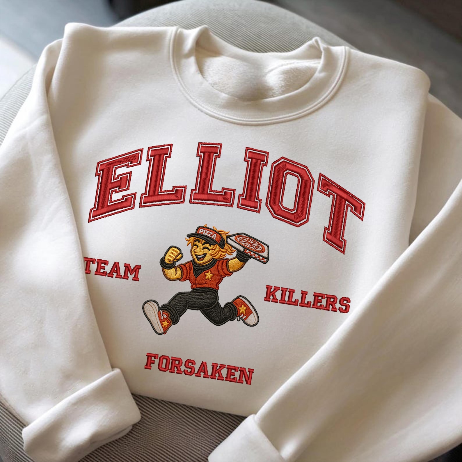 Forsaken Characters Embroidered Sweatshirt, Video Game Lover, Team Coolkidd Shirt, Slasher, John Doe Gamer Gift Gamer - Image 7