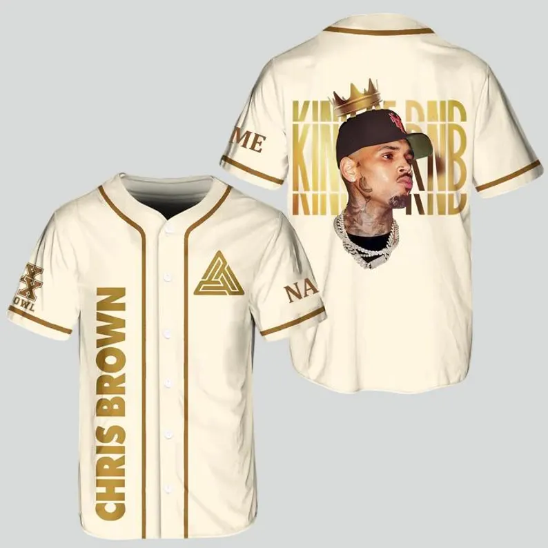Personalized Breezy Bowl XX 2025 Shirt, Chris Brown Tour Jersey, Chris Brown Breezy Bowl Baseball Jersey - Image 3