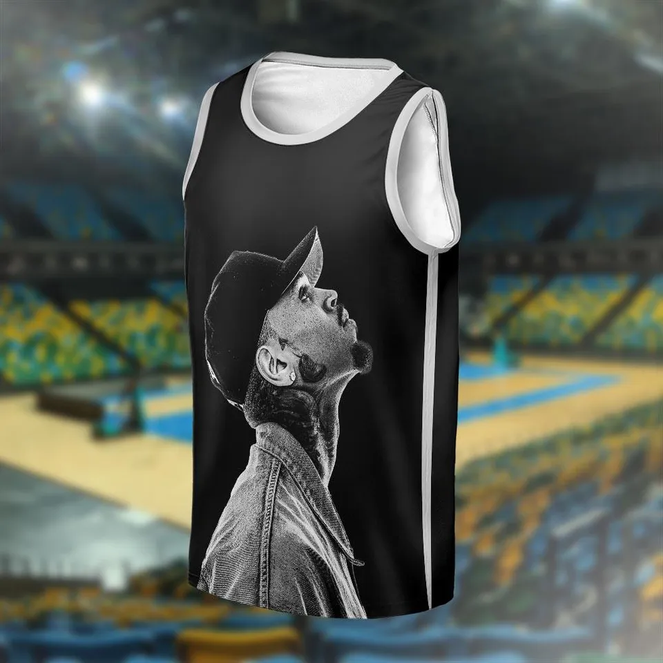 Chris Breezy Tour 2025 Basketball Jersey, Gift For Fan Basketball - Image 4