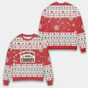 I'm Just Here For The Cookies Ugly Christmas Sweater
