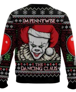 Alternative view of I'm Pennywise The Dancing Claus It Ugly Christmas Sweater