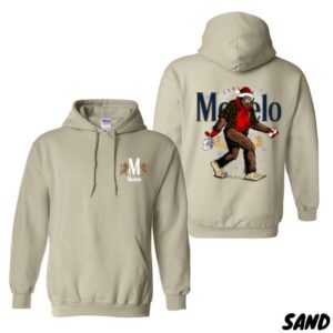 Modelo Christmas Bigfoot 2 Sided Hoodie, Modelo Christmas Bigfoot Hoodie Full Color For Men And Women, Christmas Gifts Funny Beer Trendy Hoodie, Team BDK Hoodie