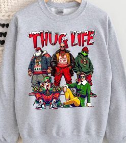 THUGLIFE Christmas Shirt, Christmas Movies Shirt, Xmas Graphic Tee