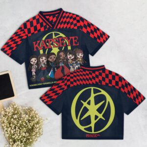 Katseye Chibi Beautiful Tour Mixed Mesh Jersey