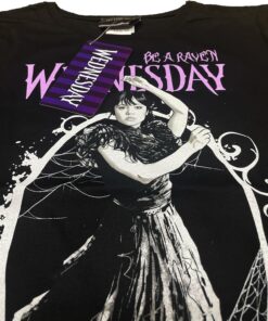 Alternative view of Wednesday Be a Raven 3D T-Shirt Wednesday Family Addams