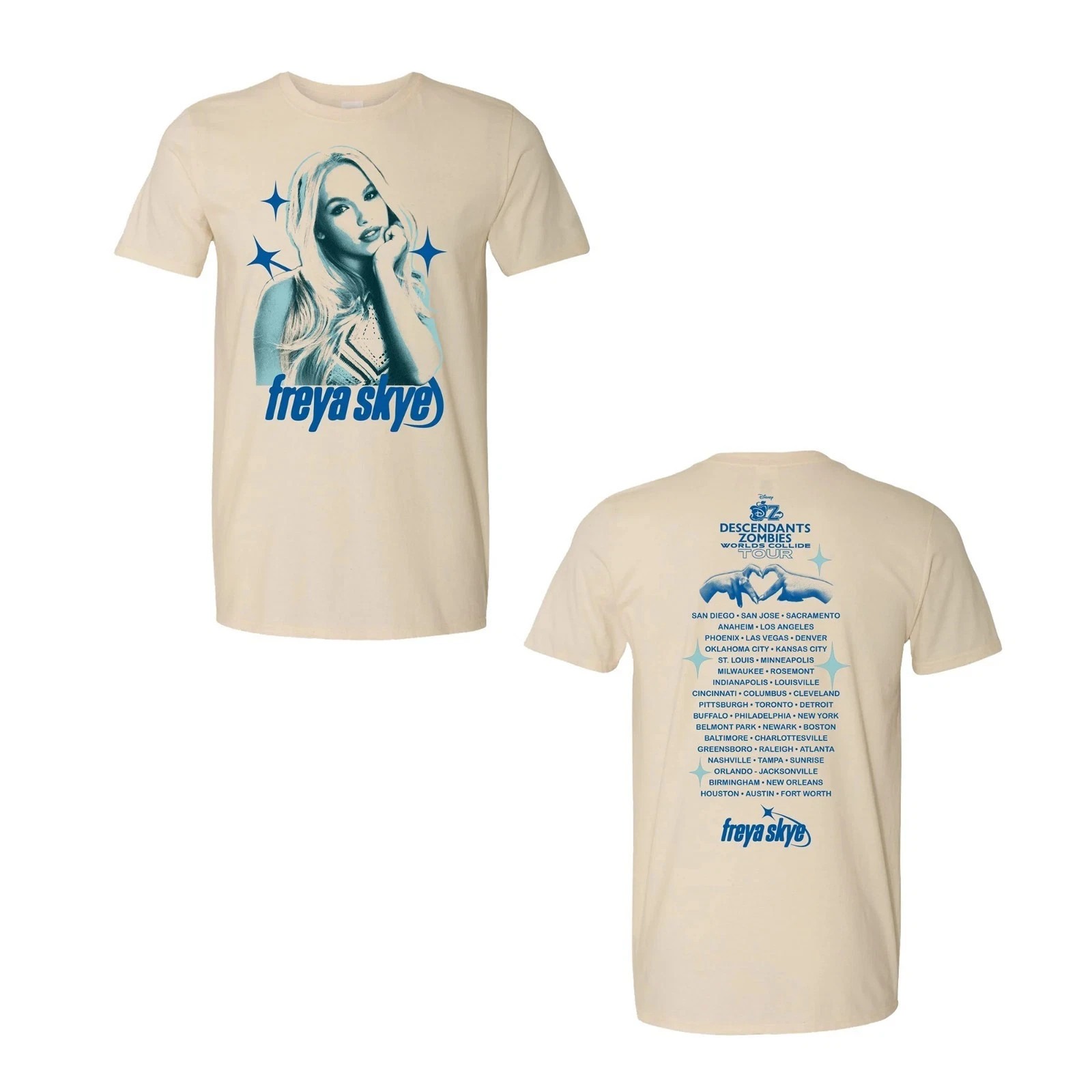 Descendants Zombies Worlds Collide Tour 2025 T-Shirt