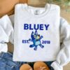 Bluey Embroidered Kid And Adult Sweatshirt