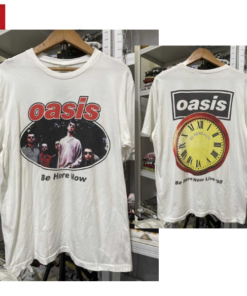 Vintage Oasis Europe Tour "Be Here Now" Live 1998 – Rare Band T-Shirt