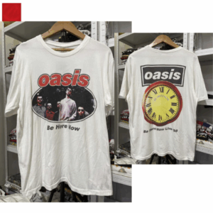 Vintage Oasis Europe Tour "Be Here Now" Live 1998 – Rare Band T-Shirt