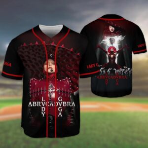 Lady Gaga The Mayhem Ball Baseball Jersey, 2025 Tour Concert Vintage Baseball Jersey