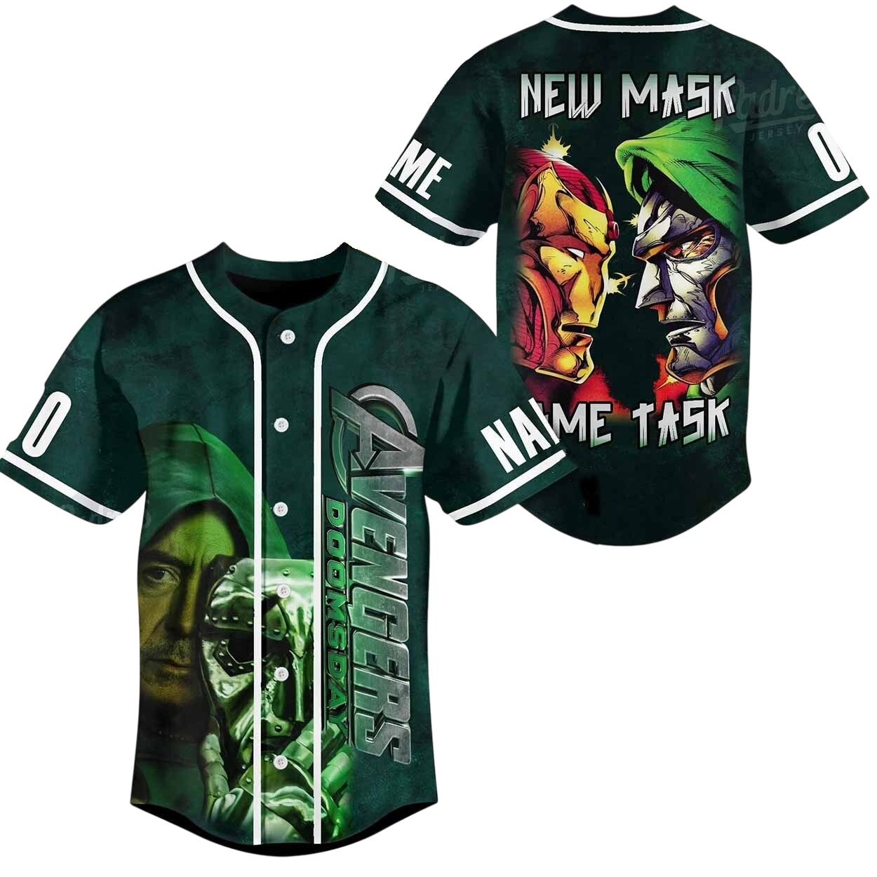 Marvel Avengers DoomsDay Custom Baseball Jersey Style