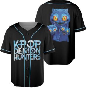 Saja Boys Baseball Jersey Kpop Demon Hunter Villain Jersey Kpop Premium Quick-Drying Fabric Soft Breathable Design For Team Uniforms Halloween Costumes Or Fan Gifts