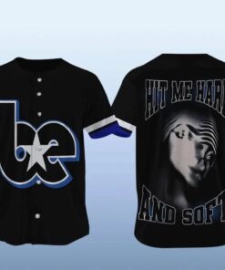 Billie Eilish Hit Me Hard And Soft Baseball Jersey Shirt