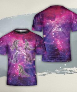 Godzilla All Over Print T-shirt - Godzilla Purple Collection T-shirt