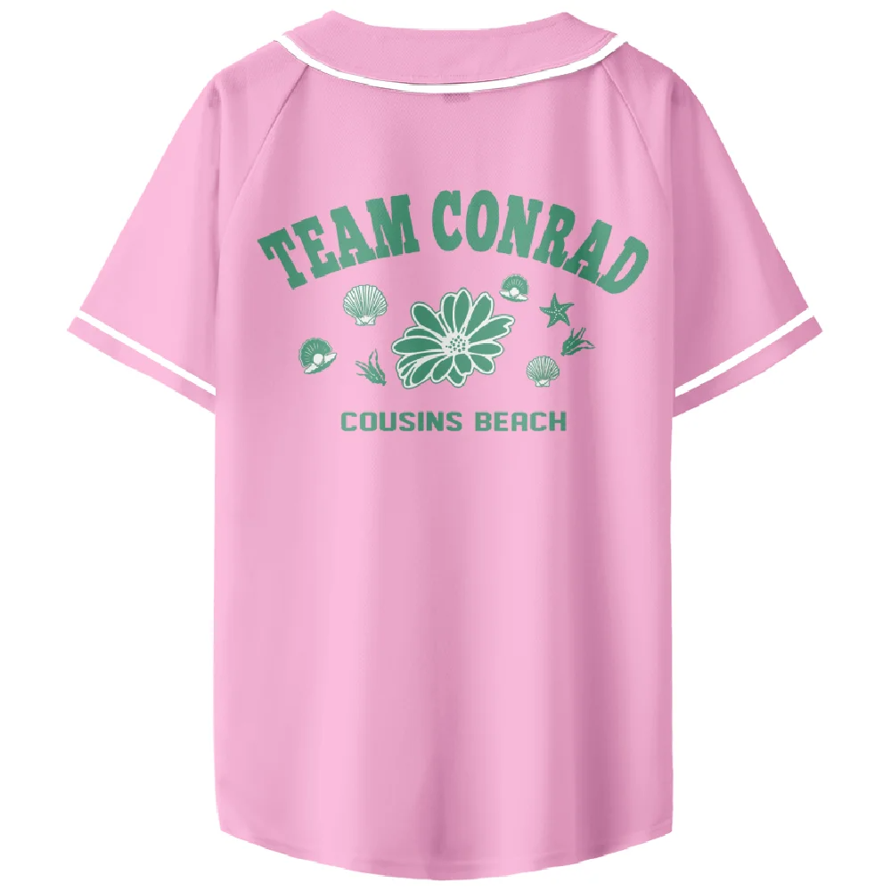 The Summer I Turned Pretty Cousins Beach Team Conrad Merch Baseball Jersey V-Neck T-shirt - Image 3