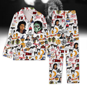 Michael Jackson Thriller Happy Halloween Pajamas Set