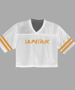 Alternative view of Kpop Demon Hunters Crop Top Football Jersey Full Mesh, Huntrix Golden Mesh Shirt, custom color