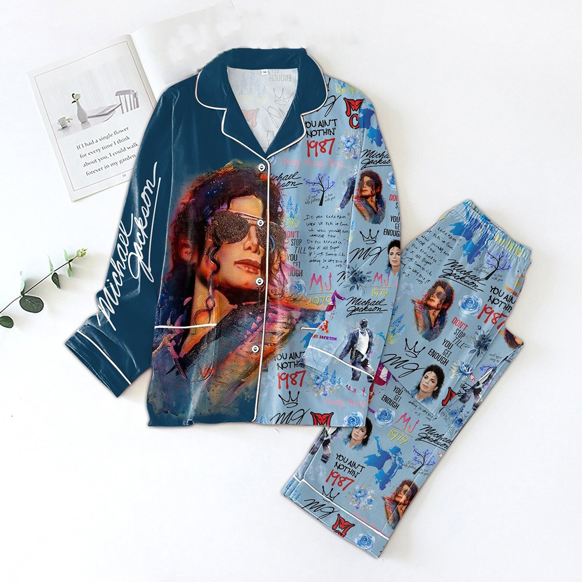 Michael Jackson You Nothing 1987 Pajamas Set