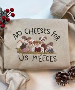 Alternative view of No Cheeses For Us Meeces Embroidered Sweatshirt, Christmas Muppets Jumper, Magic Kingdom 2025 Xmas Sweater
