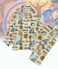 Custom Color Fantastic Four First Steps Pajamas Set, Fantastic Four Character Women Pajamas, Fantastic 4 Holiday Pajamas