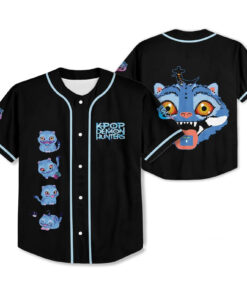 Saja Boys Baseball Jersey, Kpop Demon Hunter Villain Jersey, Kpop Demon Hunters Tiger, Demon Hunter Tiger fan Gift