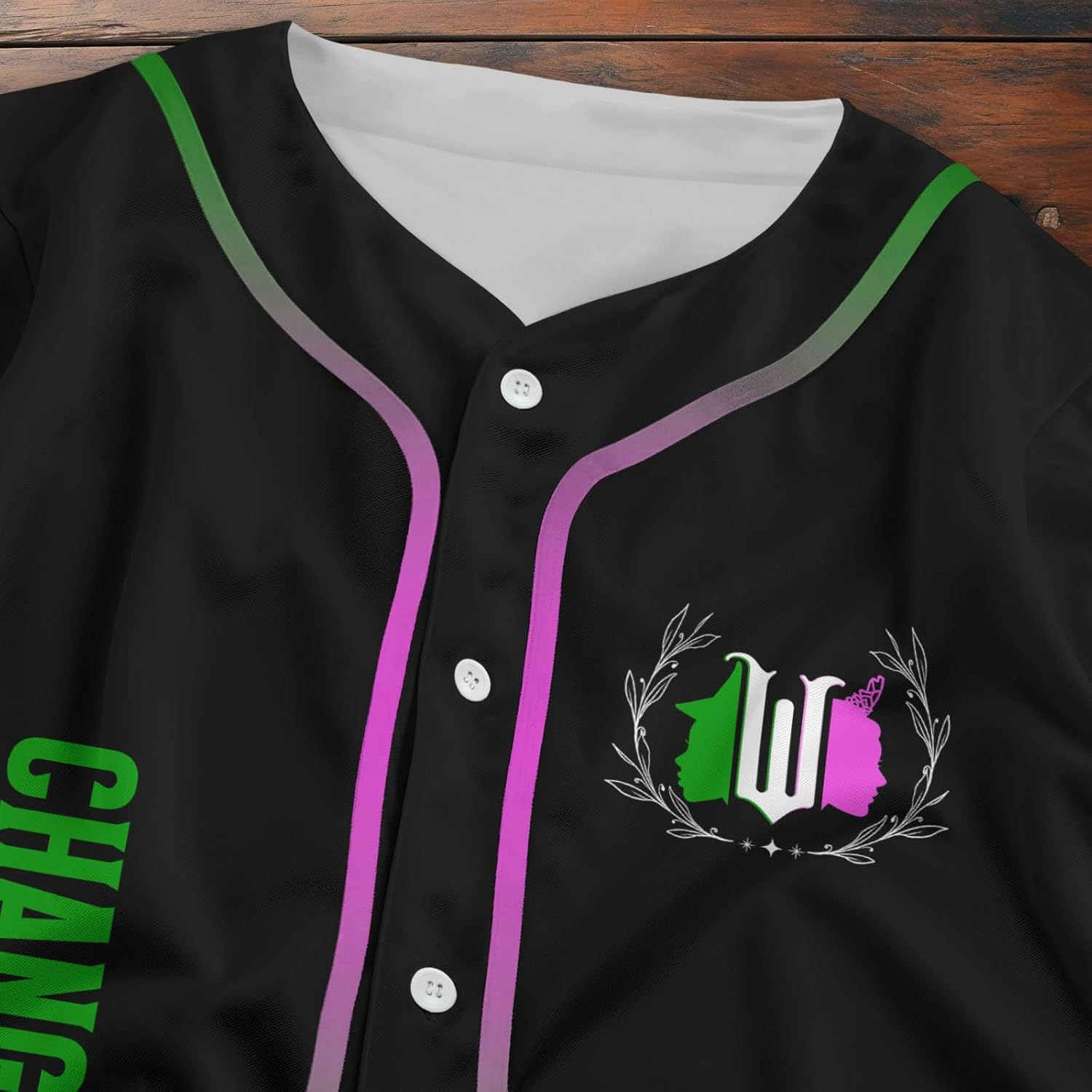 Cute Alien Baseball Jersey, Movie Character Jersey Button Down Shirt, Birthday Gifts for Cartoon Lovers - Image 6