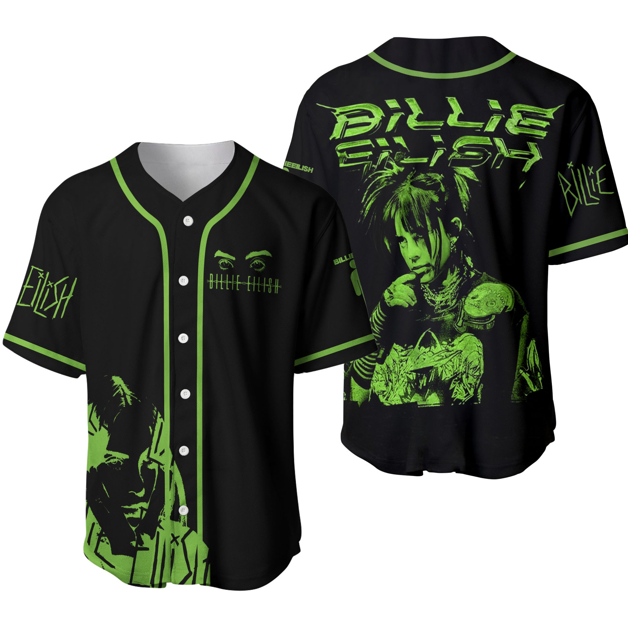 Billie Eilish Jersey - Oversized Concert Shirt
