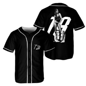 Custom Color Tate Mcrae T8 Baseball Jersey, Concert Outfit