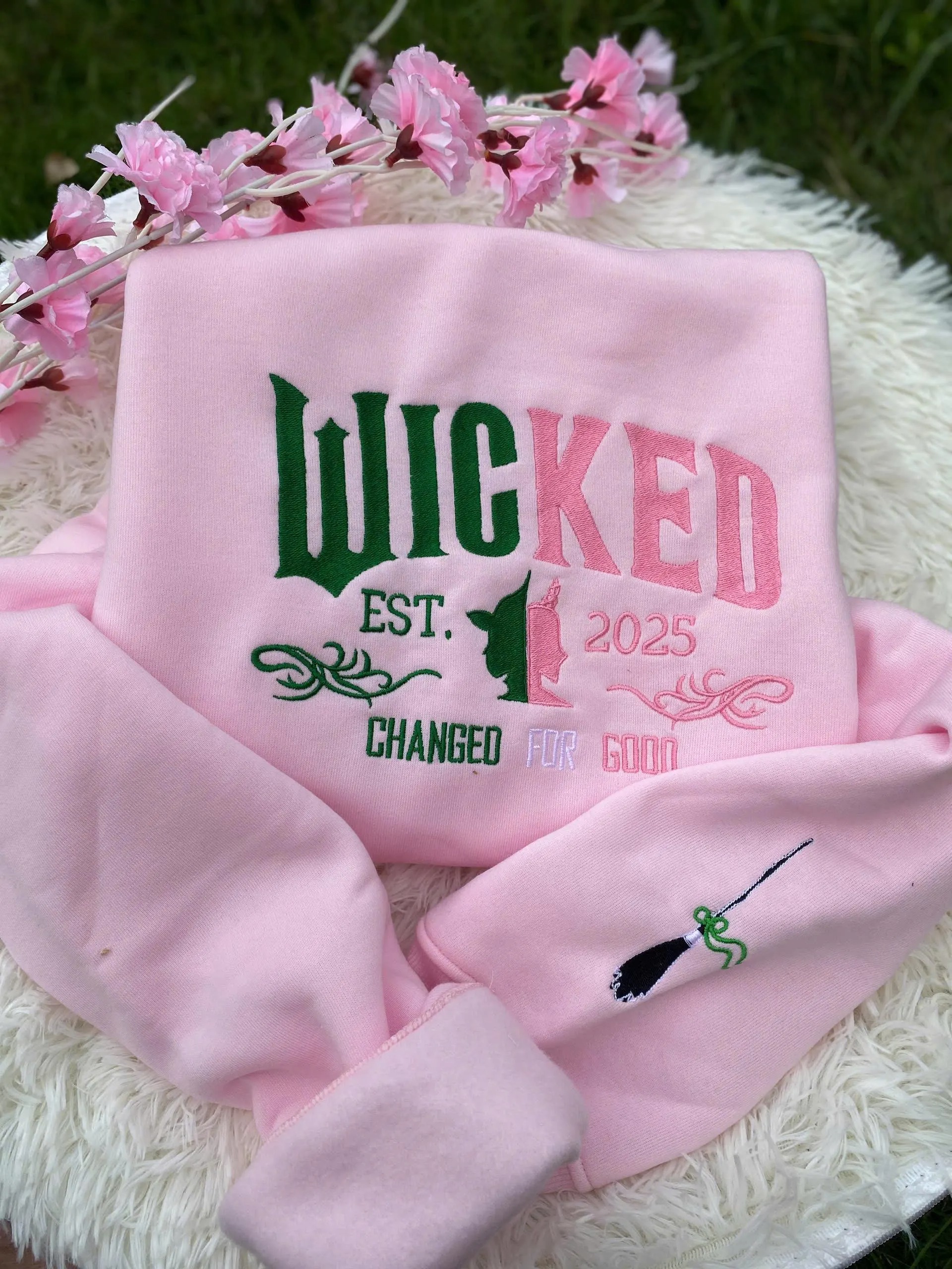 Wicked Glittery Embroidery Sweatshirt, Together we're unlimited shirt