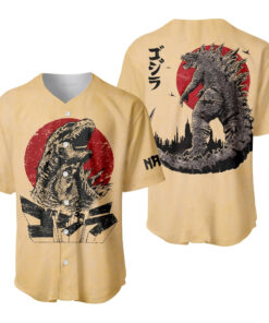 Godzilla Baseball Jersey | King of the Monsters Shirt | Kaiju Streetwear
