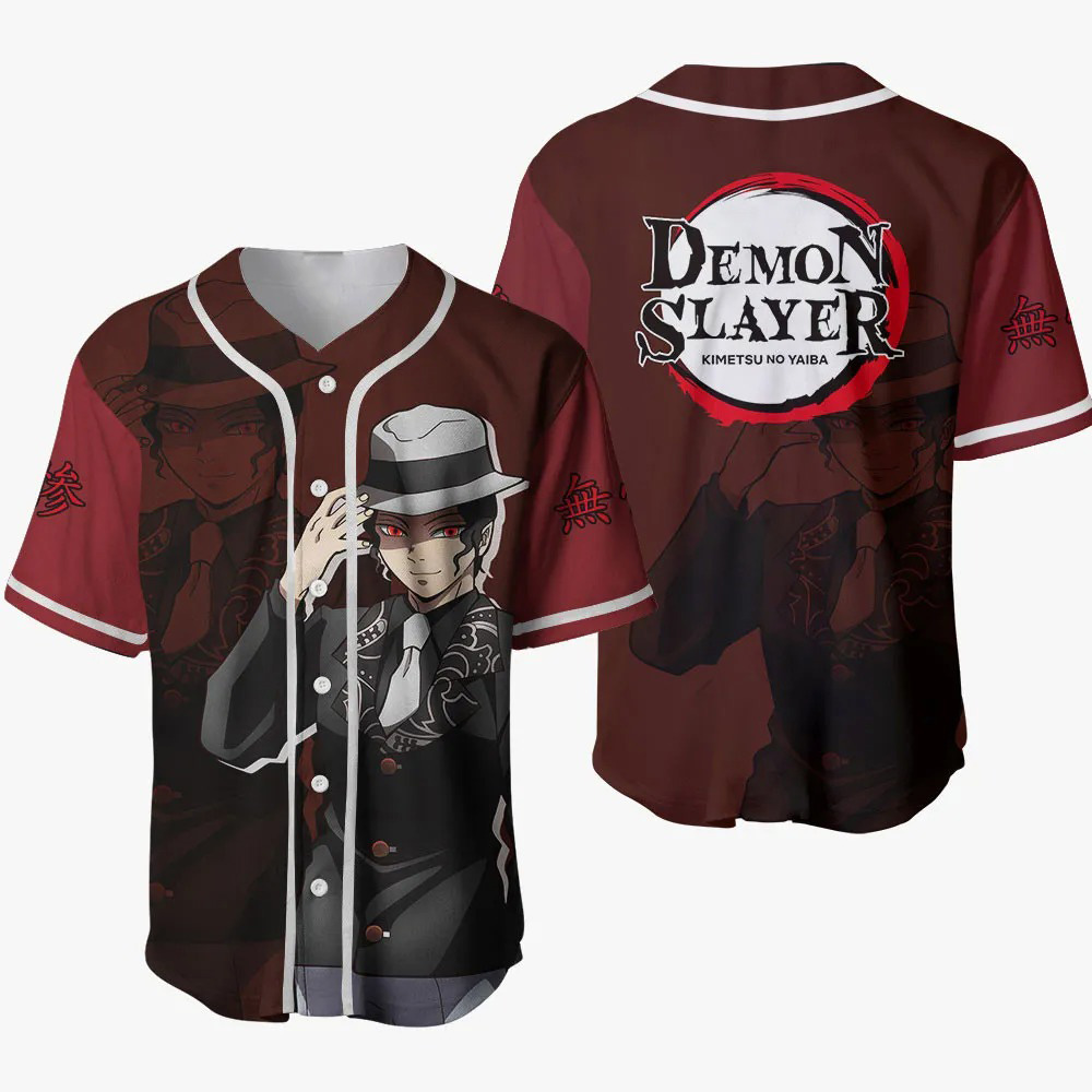 Muzan Kibutsuji Kimetsu 1 Anime Shirt Jersey