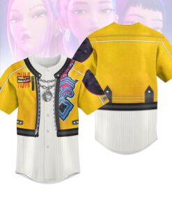 Rumi Huntrix Costume Baseball Jersey, Rumi Jersey Shirt, Kpop Demon Hunters Cosplay Baseball Shirt