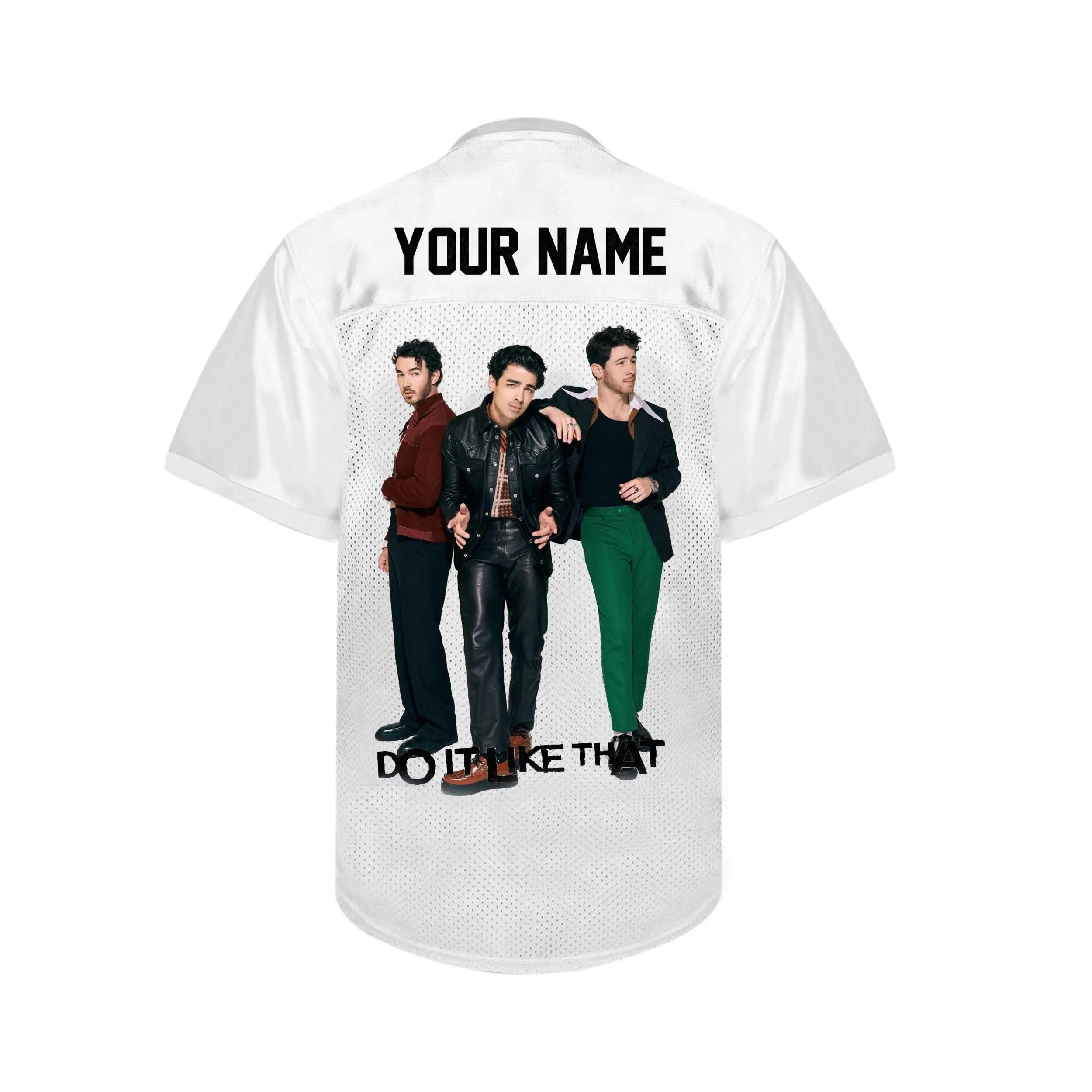 Personalized Football Jersey: Jonas 20 All-Over Print, Custom Team Jersey - Image 4