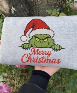 Merry Christmas Embroidery Design, Christmas Embroidery Designs Sweatshirt
