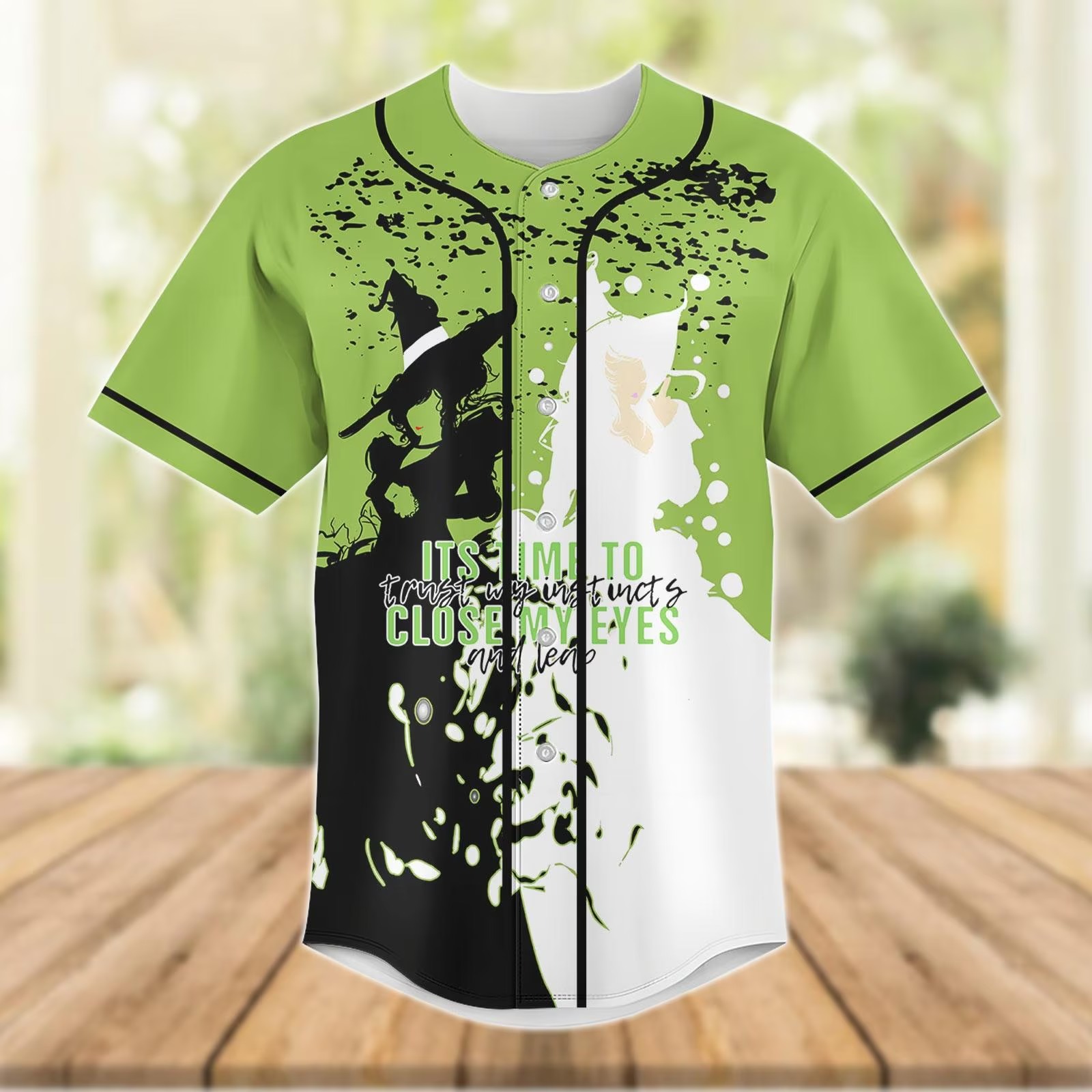 Wicked Baseball Jersey, Elphaba And Glinda Baseball Shirt, Broadway Musical Fan Shirt, Wicked Movie Jersey, Halloween Gifts For Her - Image 5