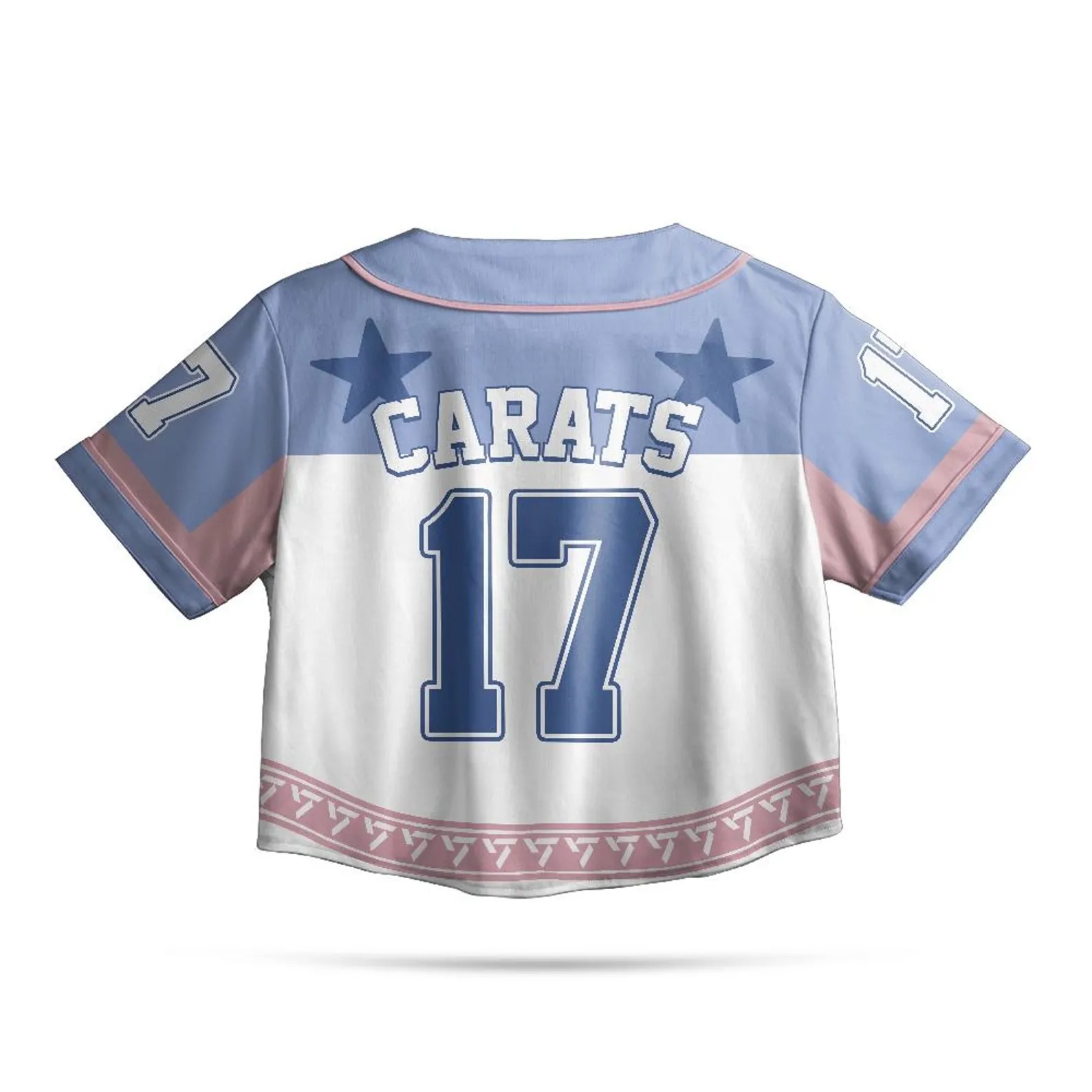 Seventeen Baseball Croptop Jersey , Seventeen Kpop Tour 2025 Jersey, Cheapmoment Concert Merch Fan Gift, Fan Made Seventeen Jersey - Image 3