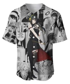 Alternative view of Yor Forger Spy X Family Baseball Jersey Manga Mix Anime Style