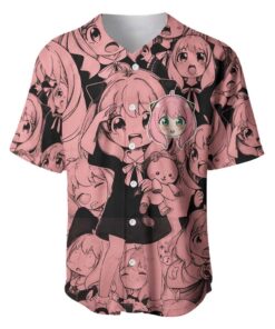 Alternative view of Anya Forger Bond Spy x Family Baseball Jersey Anime Mix Manga