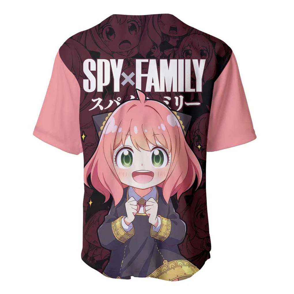 Anya - Spy x Family Baseball Jersey Anime Style - Image 3