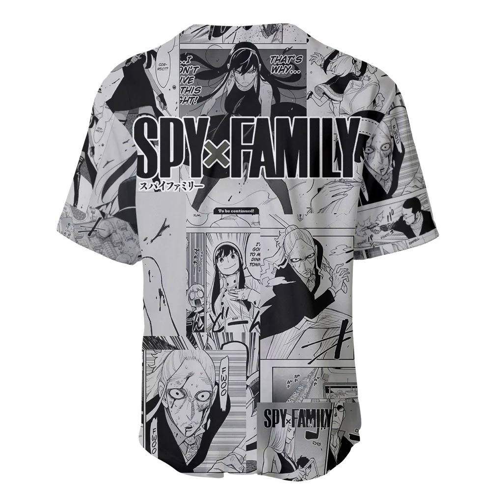 Yor Forger Spy X Family Baseball Jersey Manga Mix Anime Style - Image 3