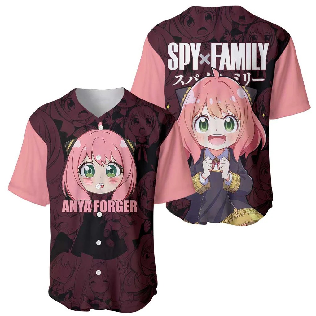 Anya - Spy x Family Baseball Jersey Anime Style