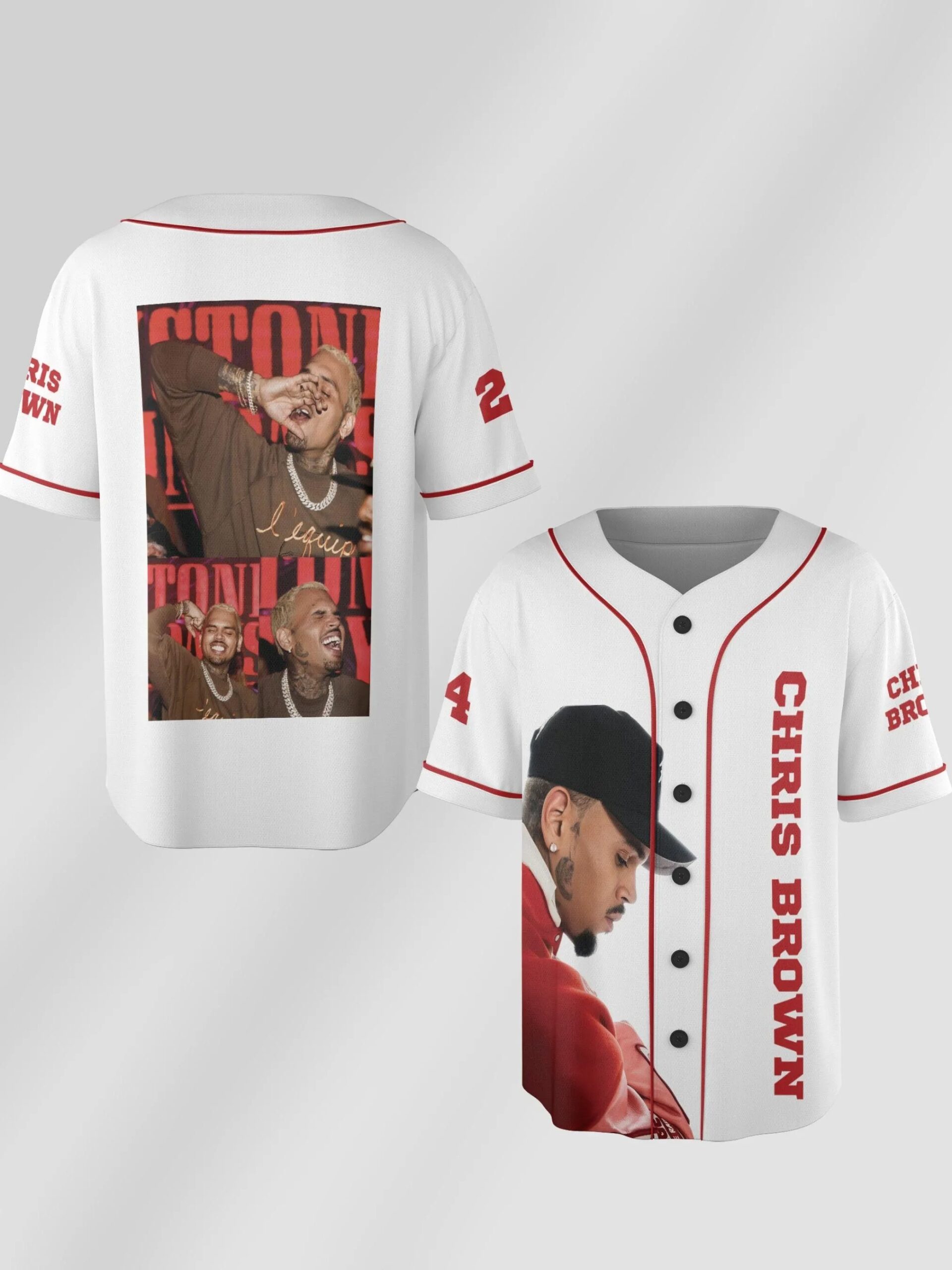 Custom Chris Brown Breezy Bowl XX Tour 2025 Jersey, Breezy Bowl Jersey, Chris Brown Jersey - Image 3