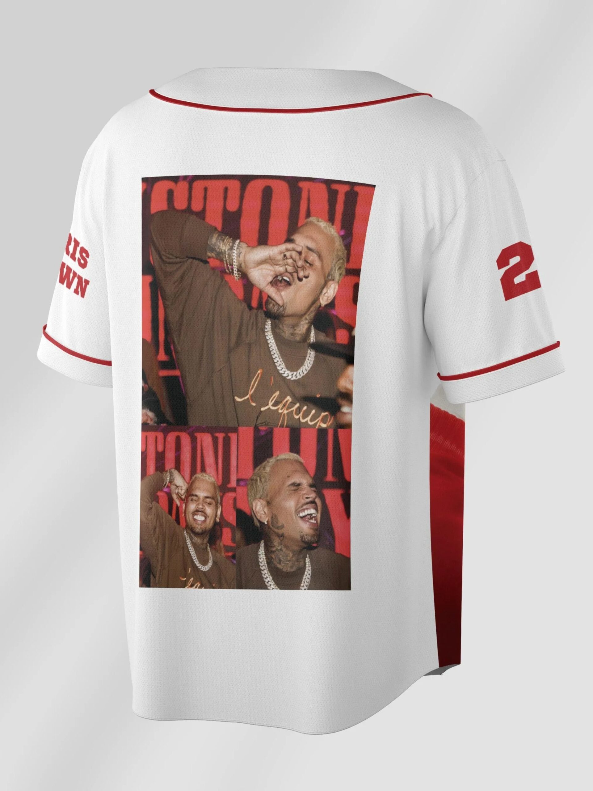 Custom Chris Brown Breezy Bowl XX Tour 2025 Jersey, Breezy Bowl Jersey, Chris Brown Jersey - Image 5