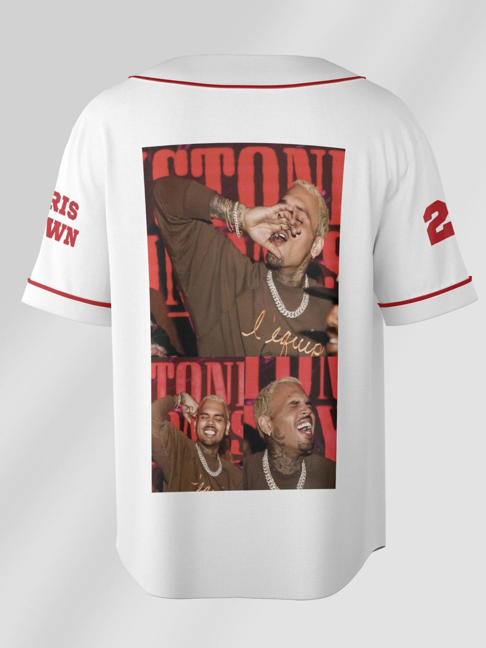 Custom Chris Brown Breezy Bowl XX Tour 2025 Jersey, Breezy Bowl Jersey, Chris Brown Jersey - Image 6