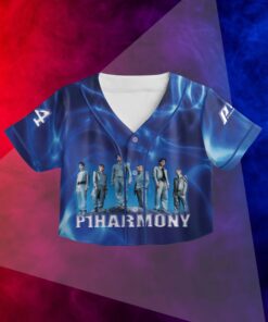 Alternative view of P1Harmony Crop Top Baseball Jersey